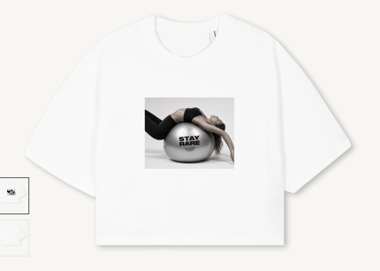 STAY RARE Mindset Cropped Tee