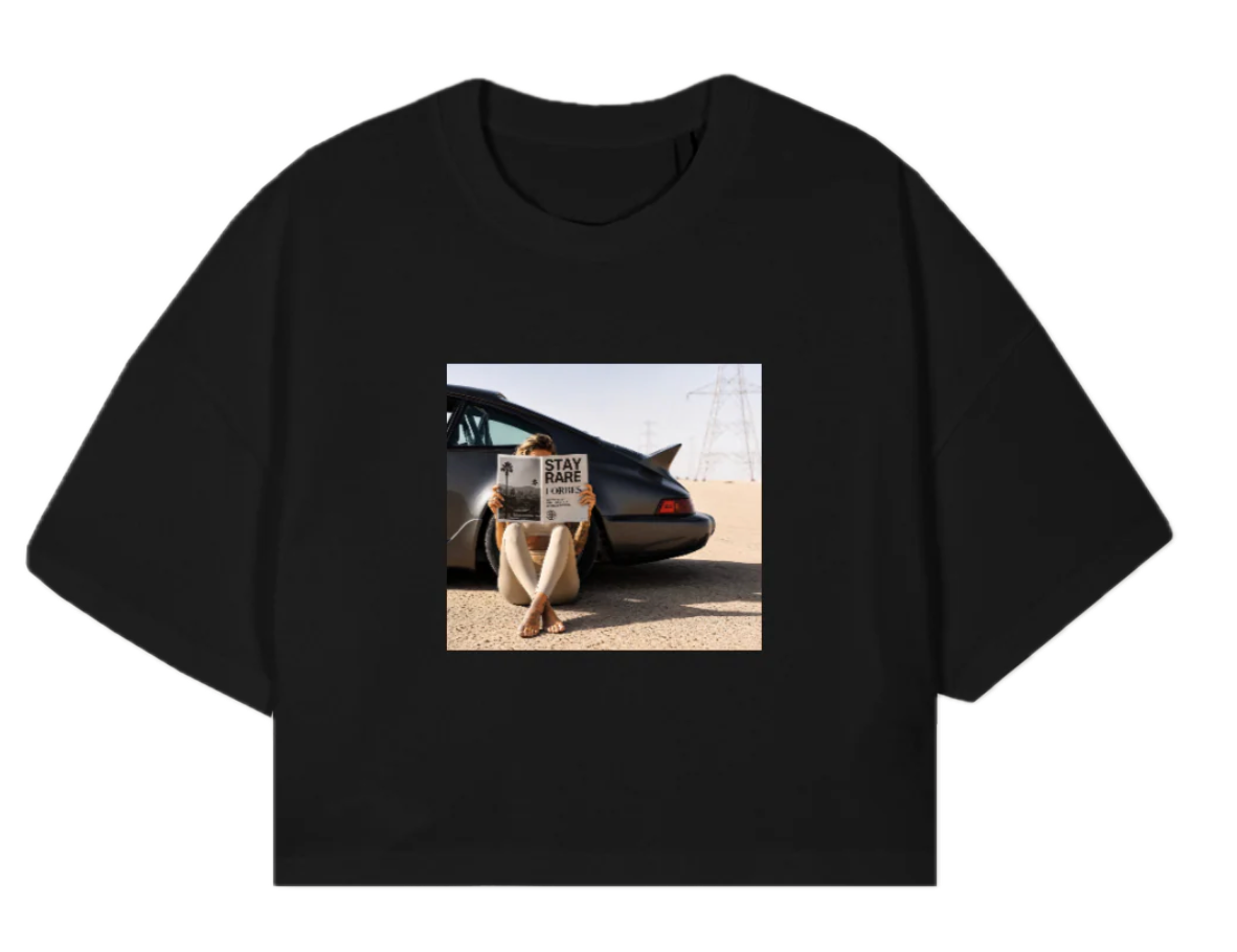 STAY RARE Road Less Taken Cropped Tee