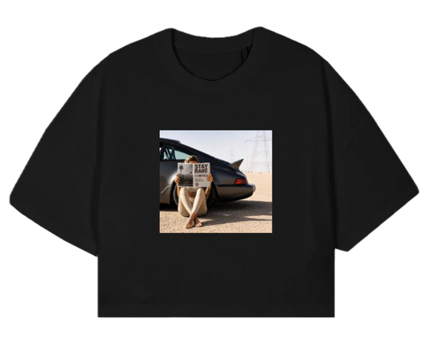 STAY RARE Road Less Taken Cropped Tee