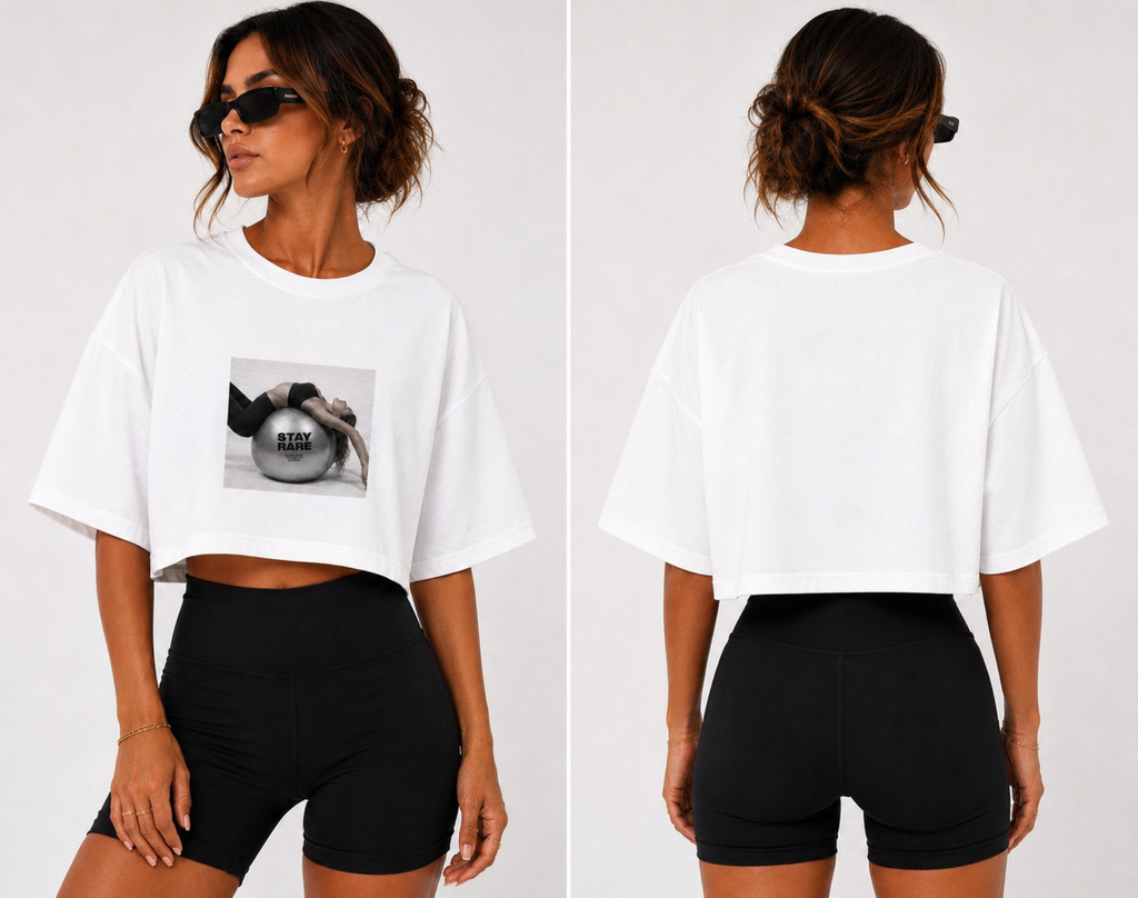 STAY RARE Mindset Cropped Tee